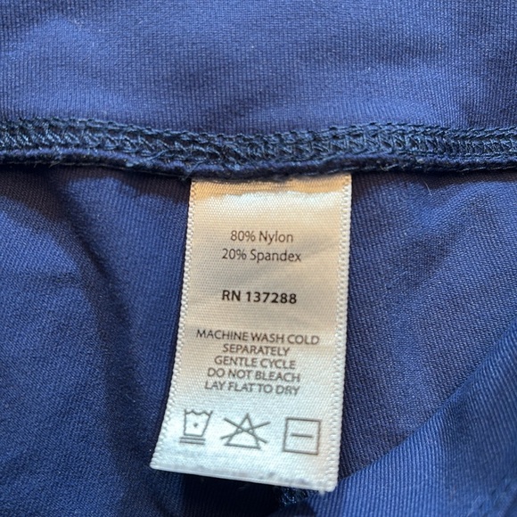 Year Of Ours 7/8 Sport Legging Navy White sz S - Picture 7 of 8